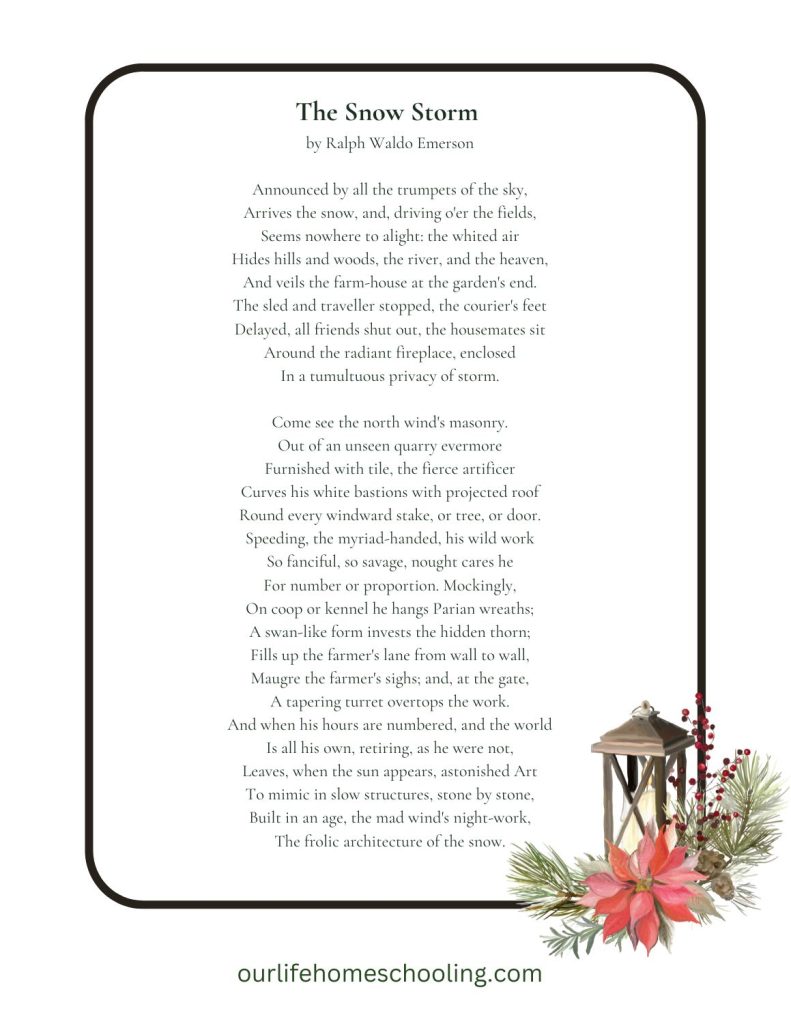 winter poems for kids