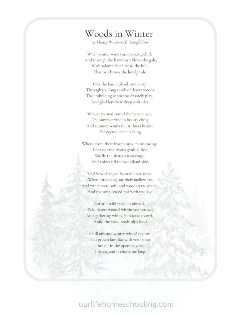 winter poems for kids