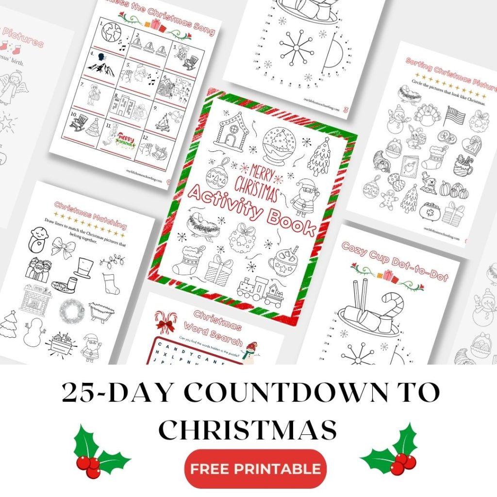 christmas activity booklet printable