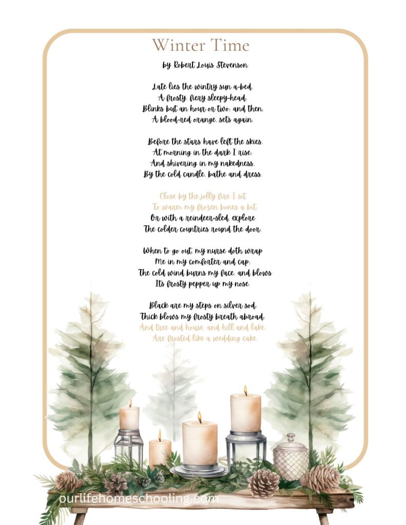 winter poems for kids