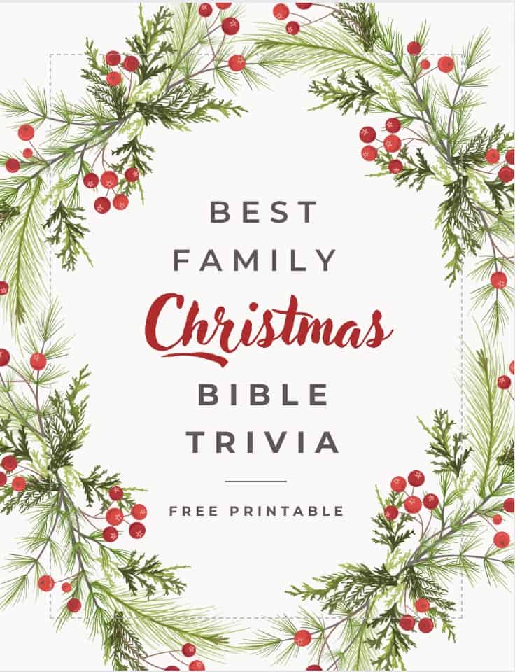 Best Family Christmas Bible Trivia Free Printable
