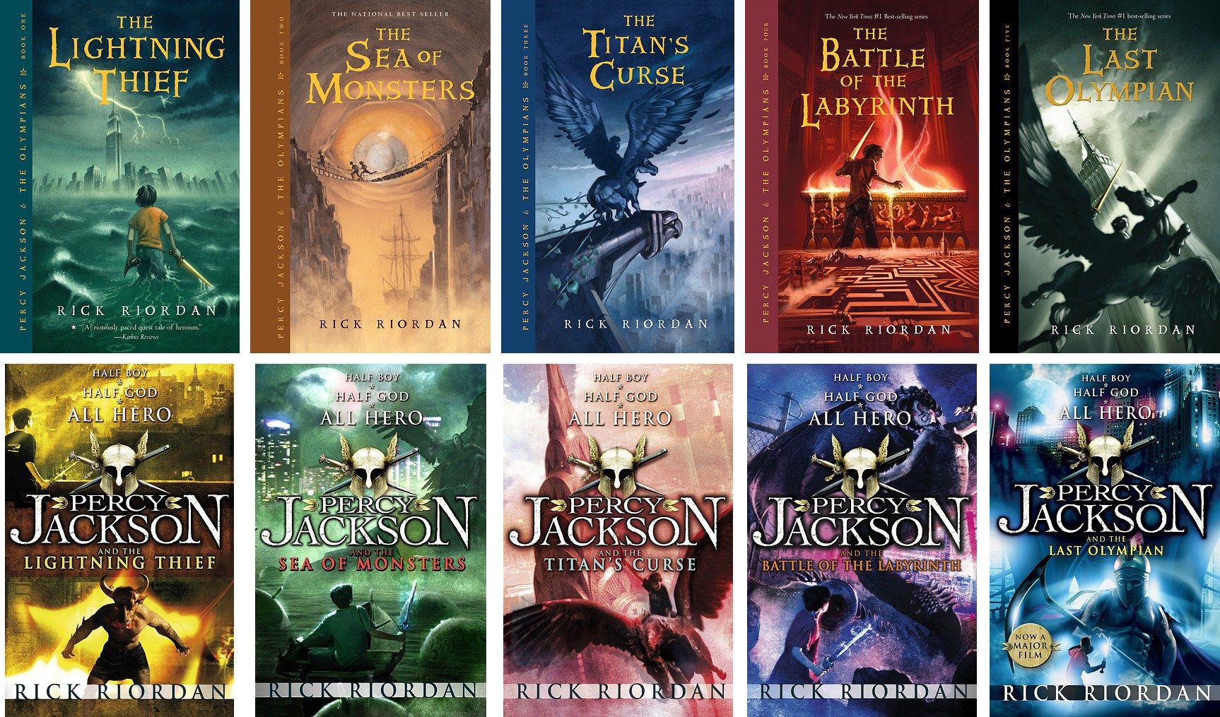 These books that you on a wild adventure as we follow Percy ...