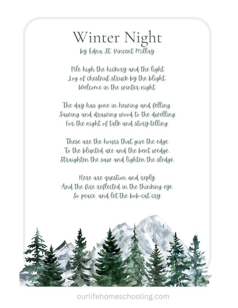 winter poems for kids