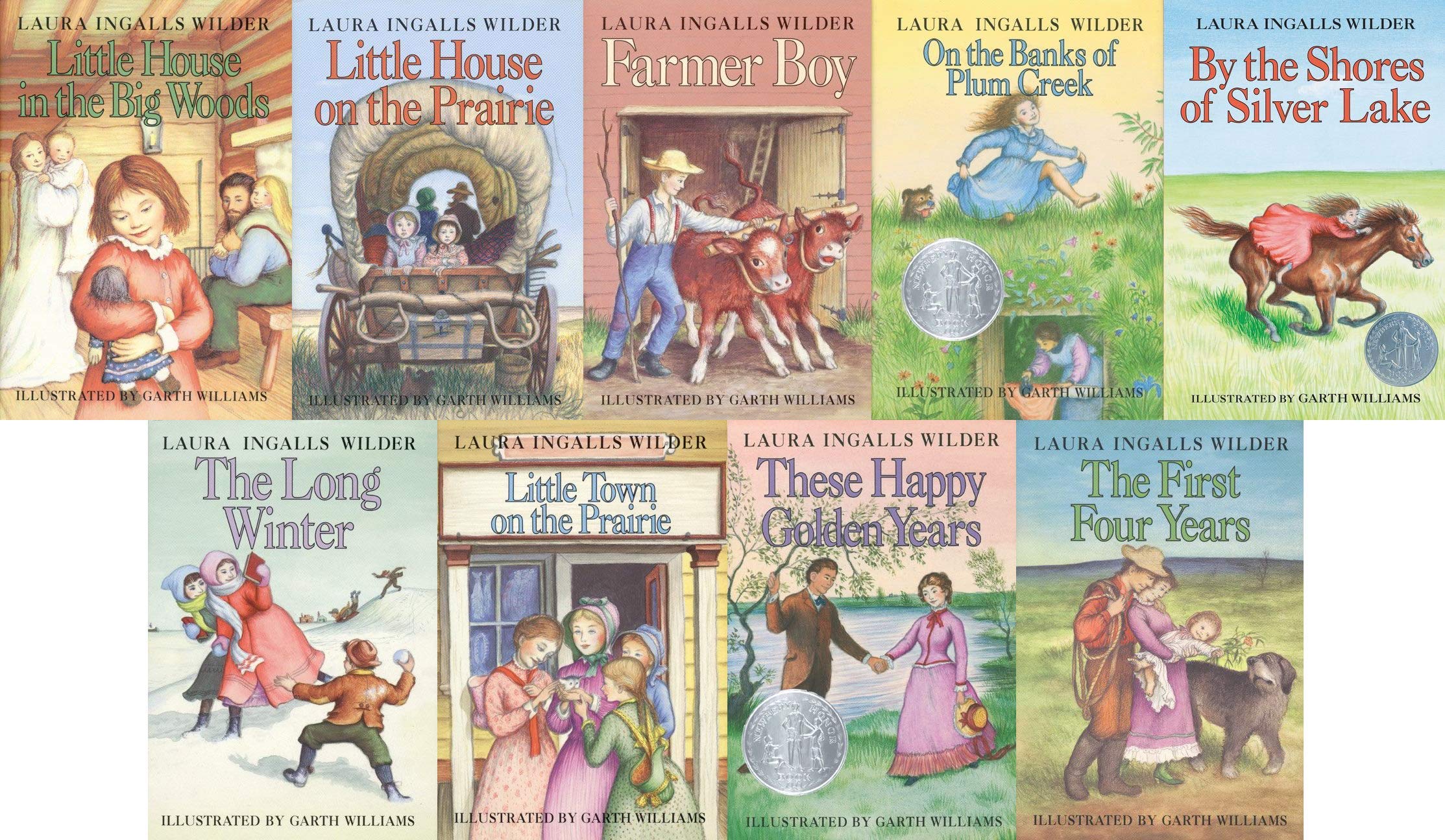 The Little House Books Complete Set: Laura Ingalls Wilder, Garth Williams:  Amazon.com: Books