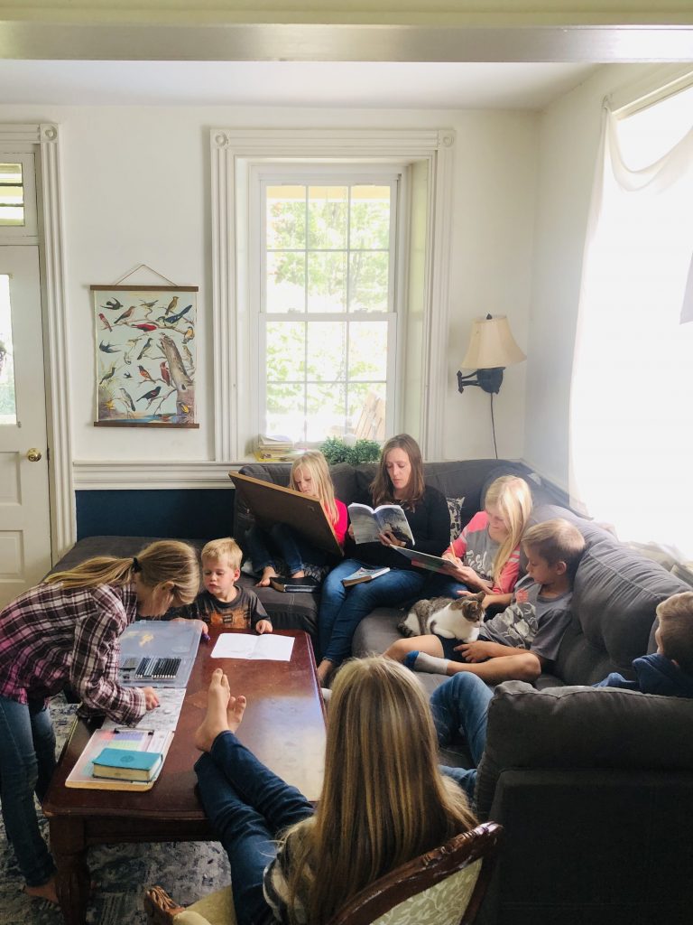 10 Tips for How to Homeschool a Large Family