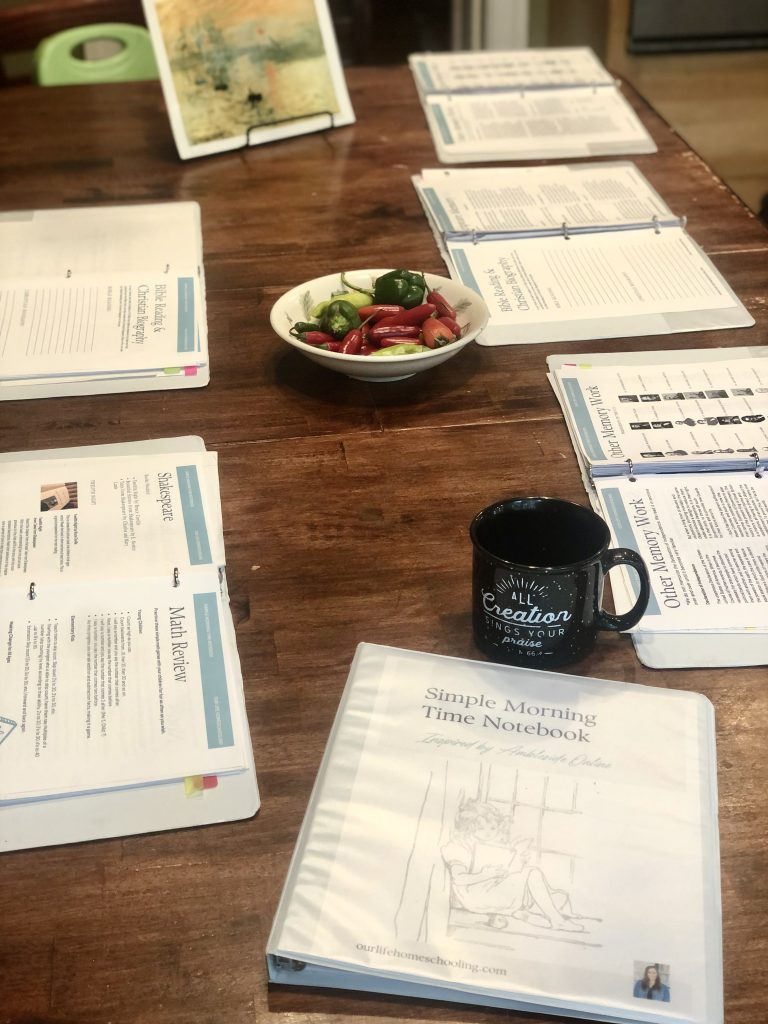 7 Tips to a Peaceful Homeschool Morning Time