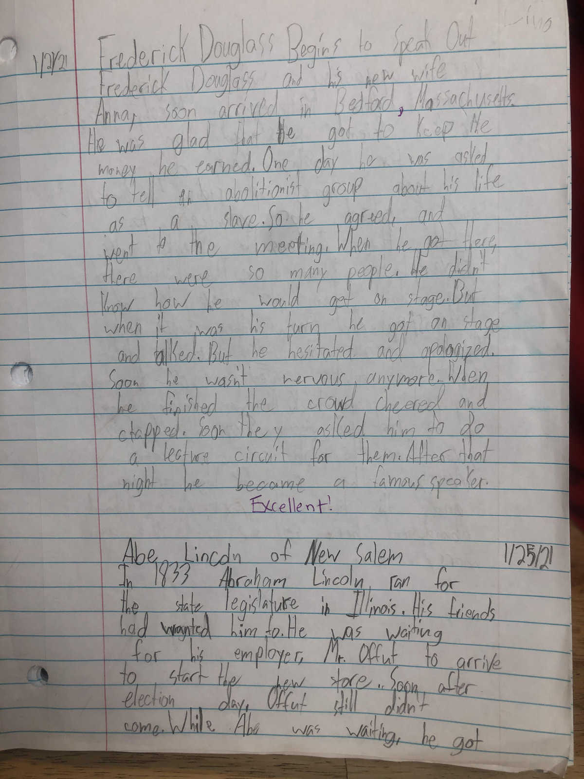 sample narration