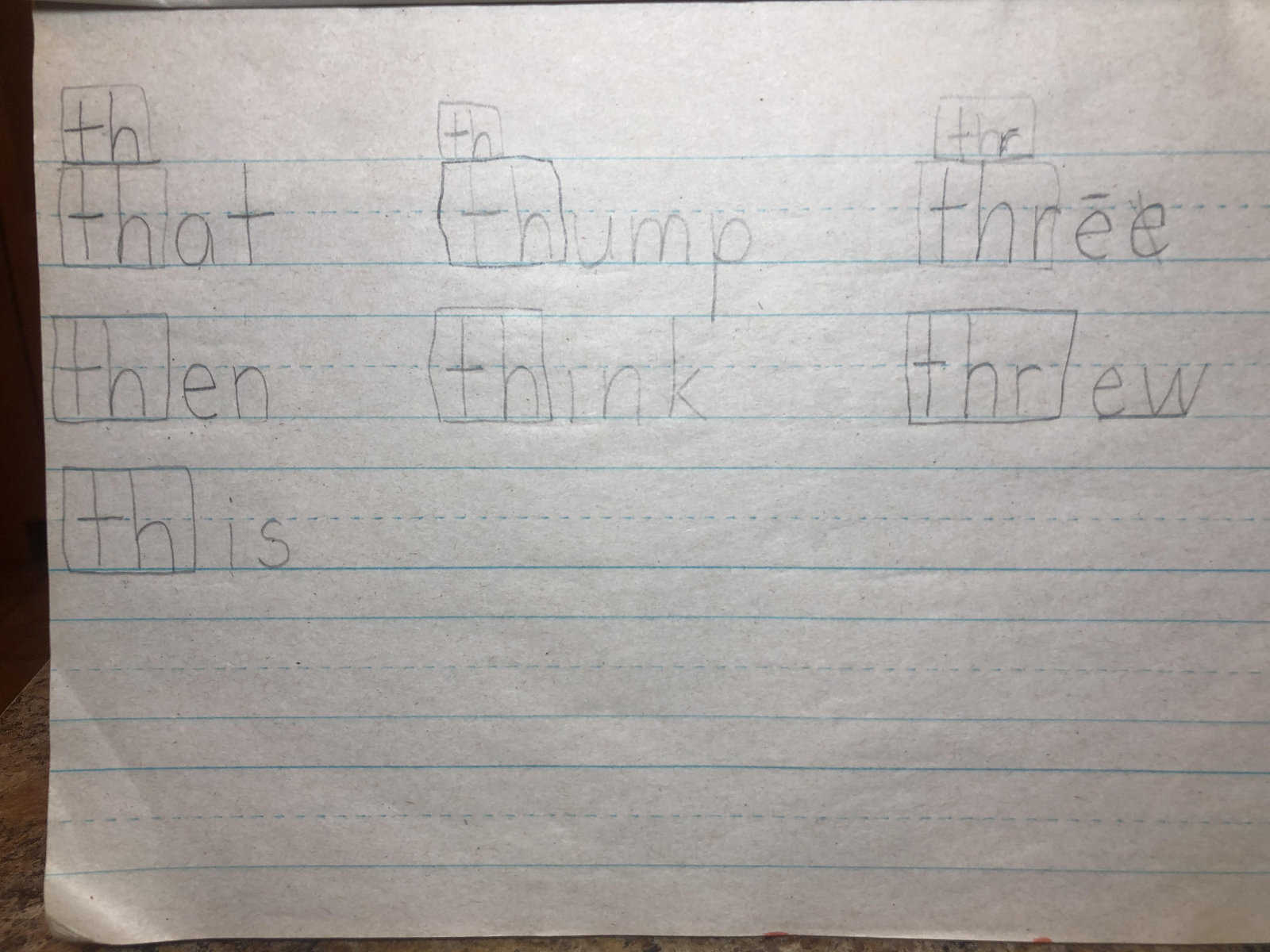phonics word list