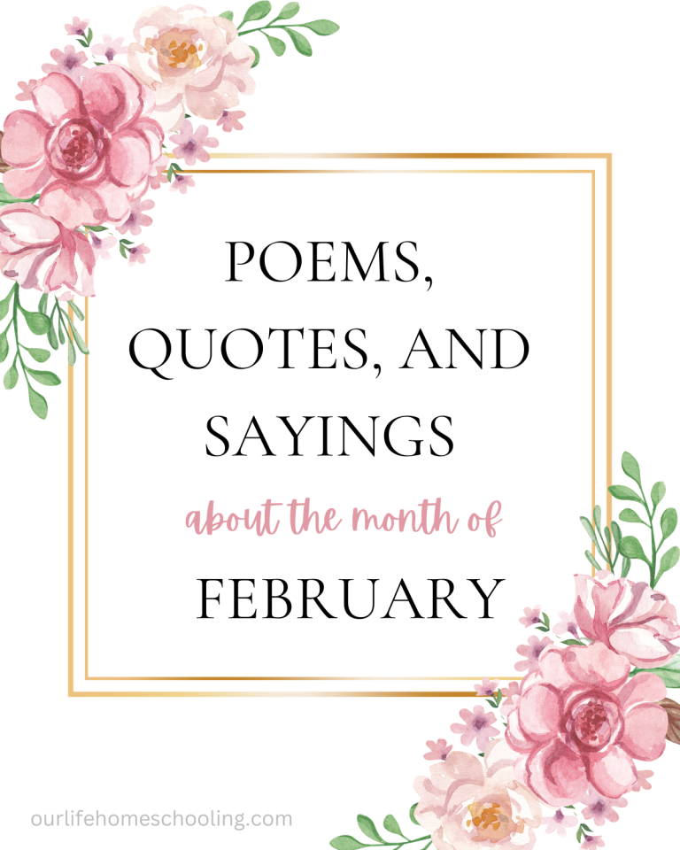 Poems, Quotes, and Sayings about the Month of February