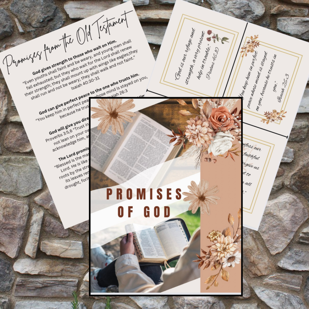 Promises of God for Christians (Free Printable)